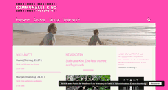 Desktop Screenshot of kommunales-kino-pforzheim.de